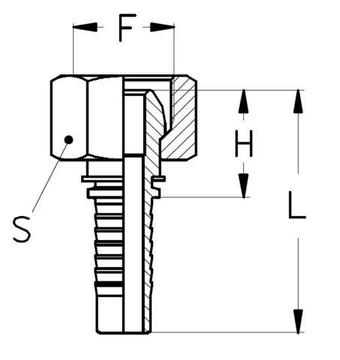 Фитинг DN 12 DKL (Г) 22x1.5