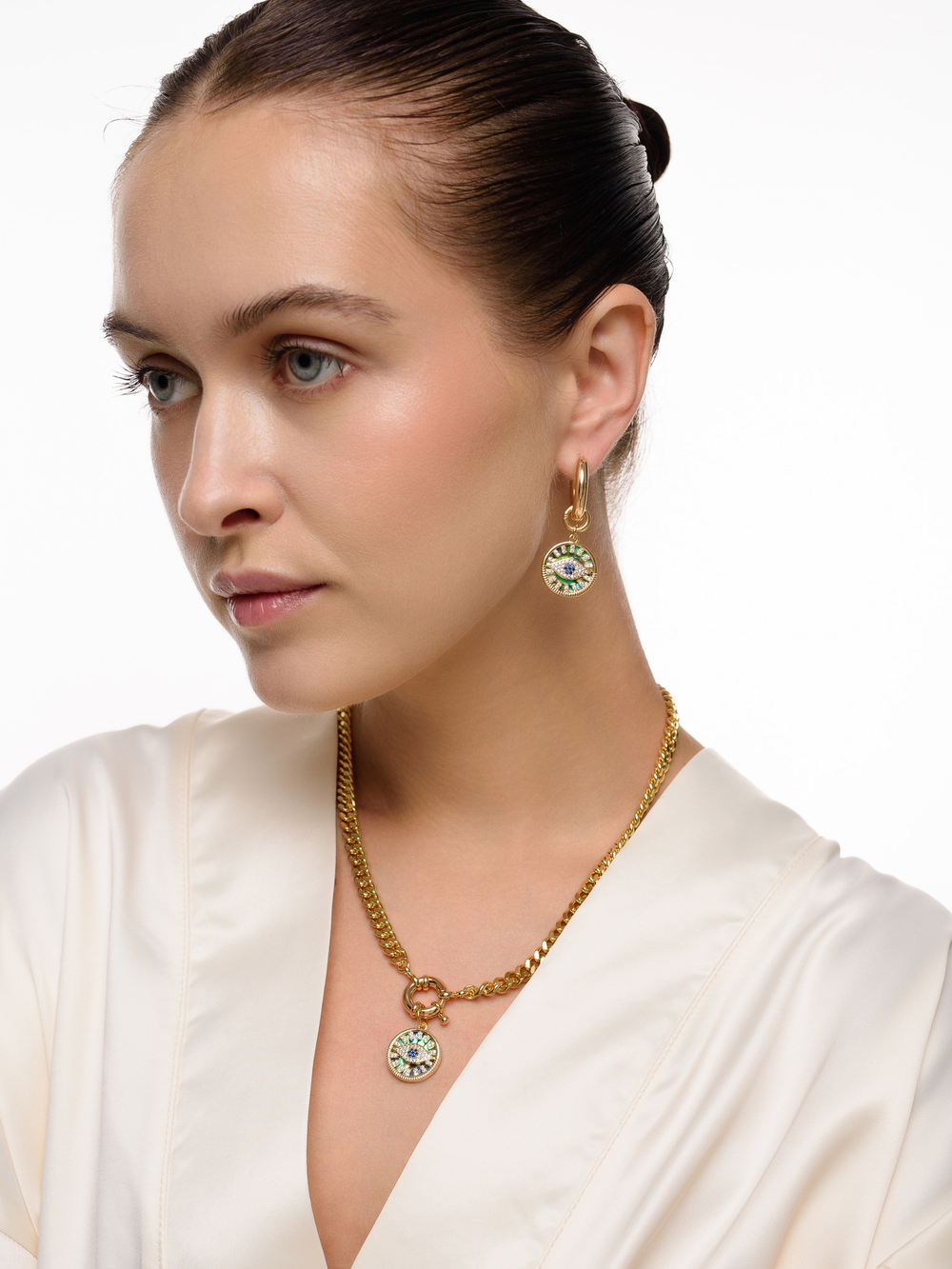 Колье "Eye" Gold