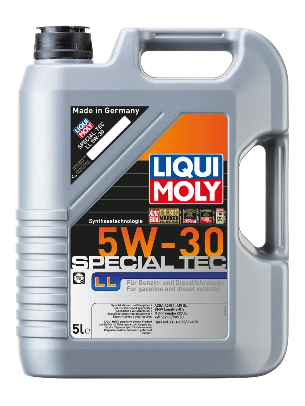 LIQUI MOLY Special Tec LL 5W-30 5л. Германия