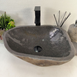 Раковина из речного камня RS-65221 47*36*15 0856