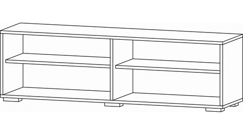 Даллас Тумба ТВ-02 Цемент светлый