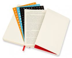 Еженедельник Moleskine Classic Soft Weekly Pocket мягкая обложка красный (DSF212WN2)