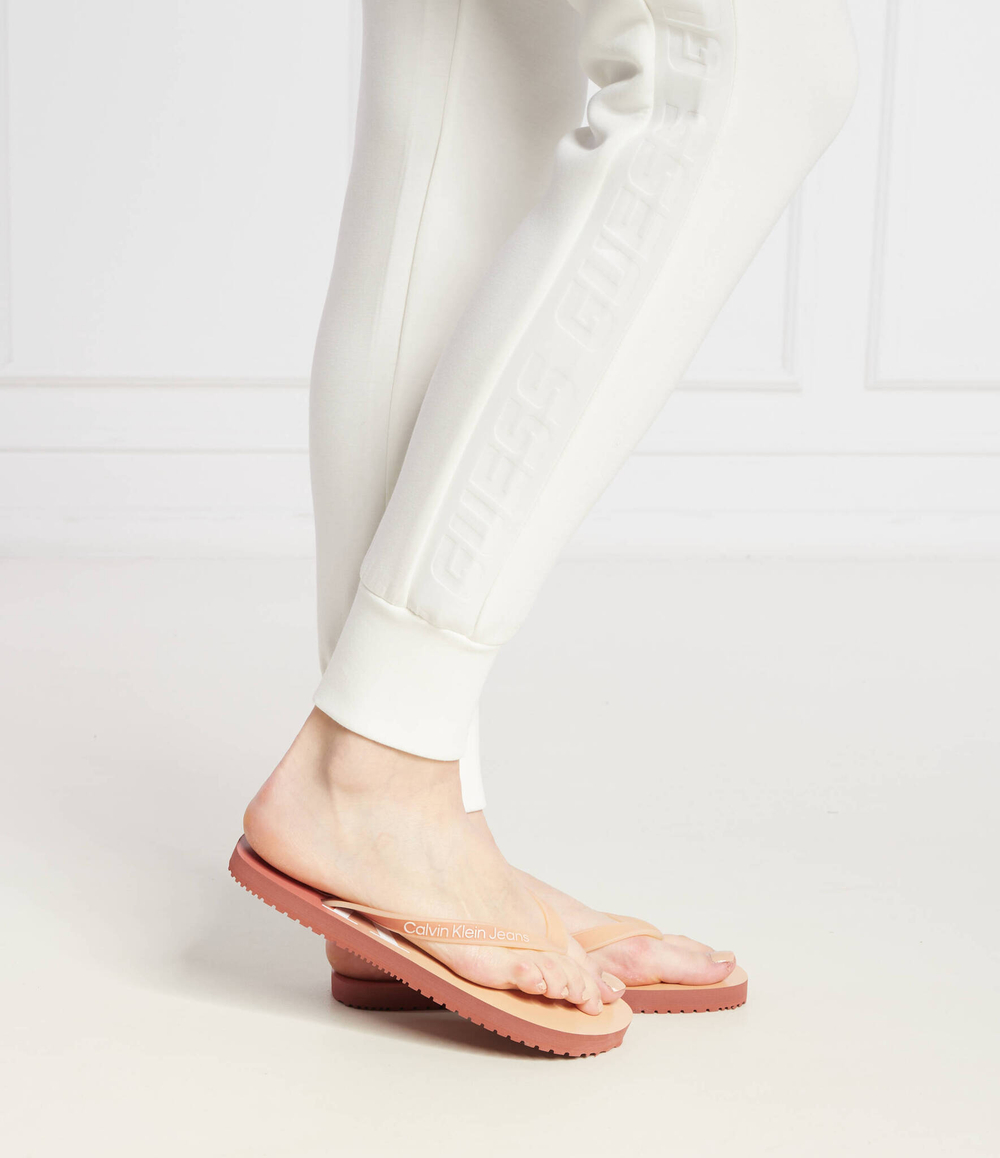 Вьетнамки CALVIN KLEIN JEANS - персиковый(YW0YW01401)