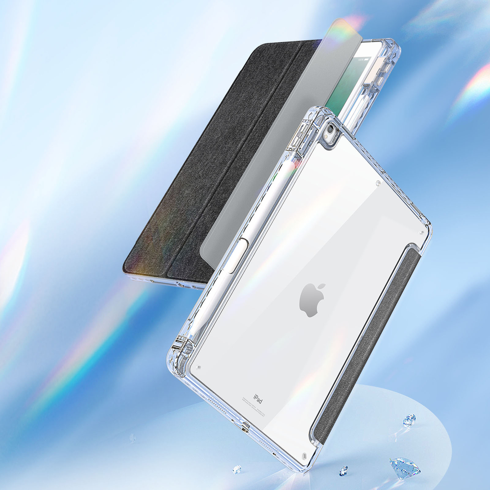 Чехол книжка черного цвета от Dux Ducis для iPad 7, 8, 9, (10.2), iPad Air 3, iPad Pro 10.5 (2017), серия Unid Series Case
