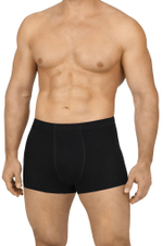 Однотонные хлопковые боксеры (Размер: M) (Цвет: черный)