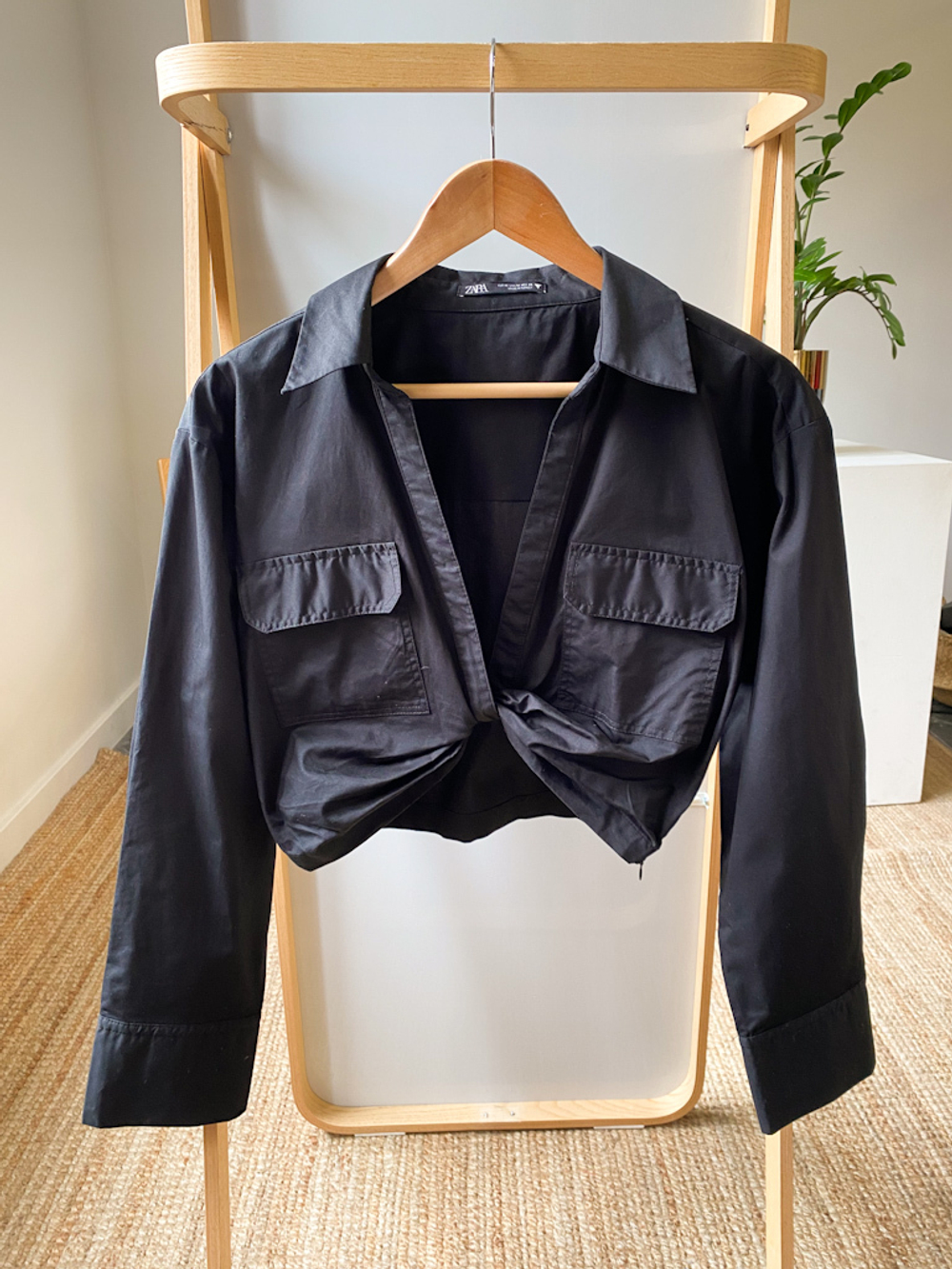 Хлопковая блузка Zara, M