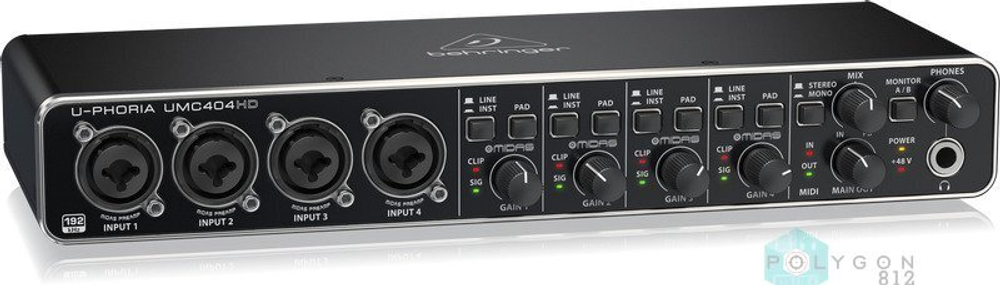 Внешняя звуковая карта BEHRINGER U-PHORIA UMC404HD