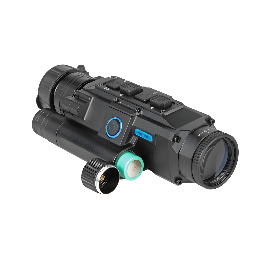 Прицел цифровой Veber Rapid PD-S450C ночной 4K вид сбоку с объективом