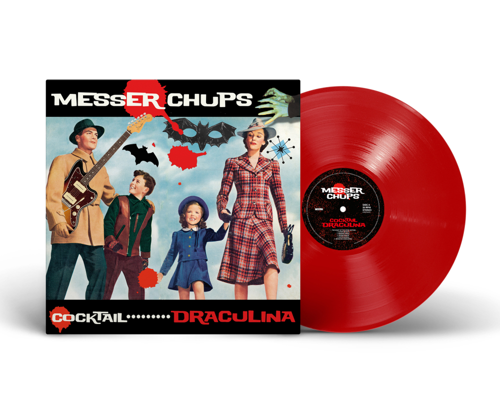 LP: Messer Chups - "Cocktail Draculina" (2002/2024) [Red Vinyl]