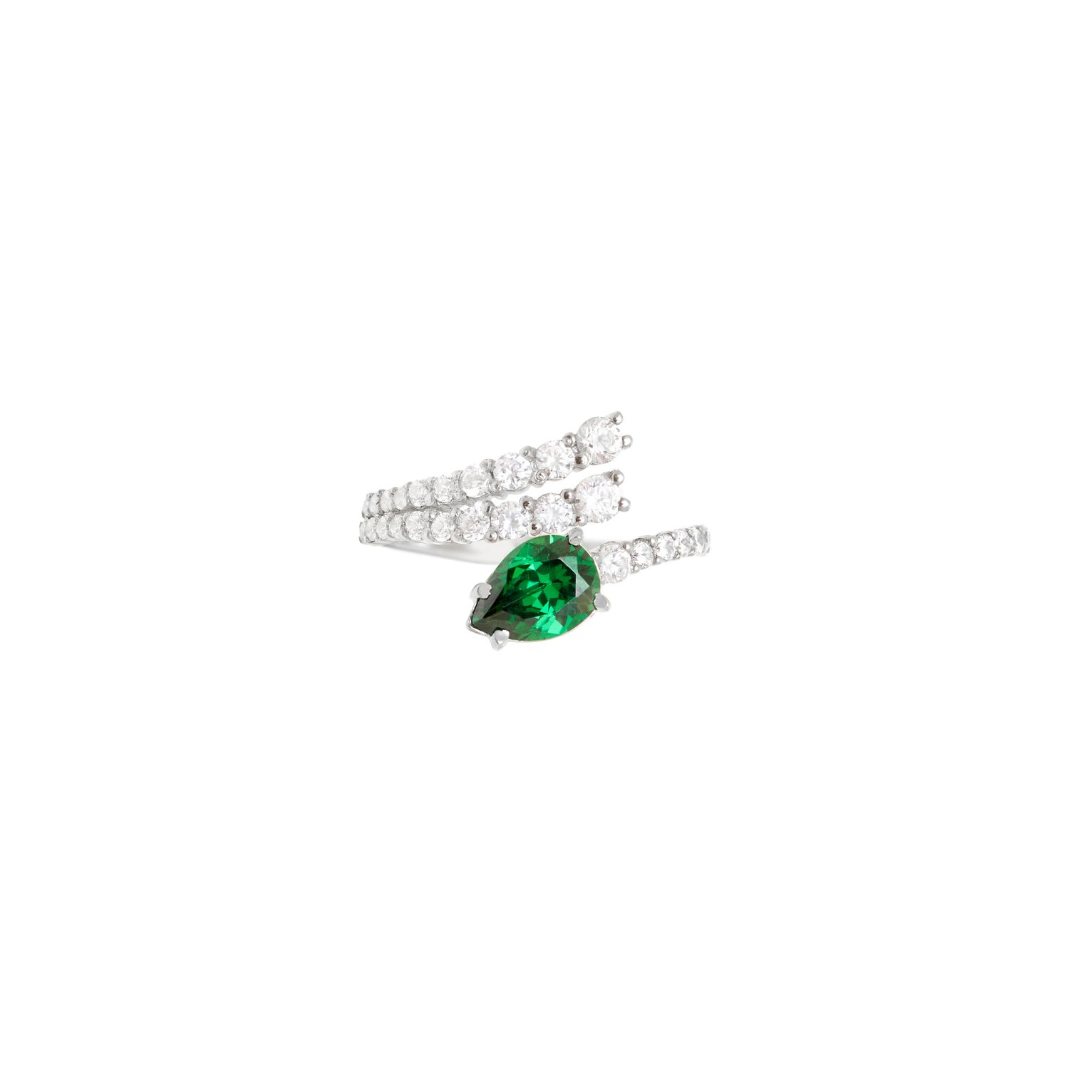 Кольцо Crystal Embrace Ring – Green