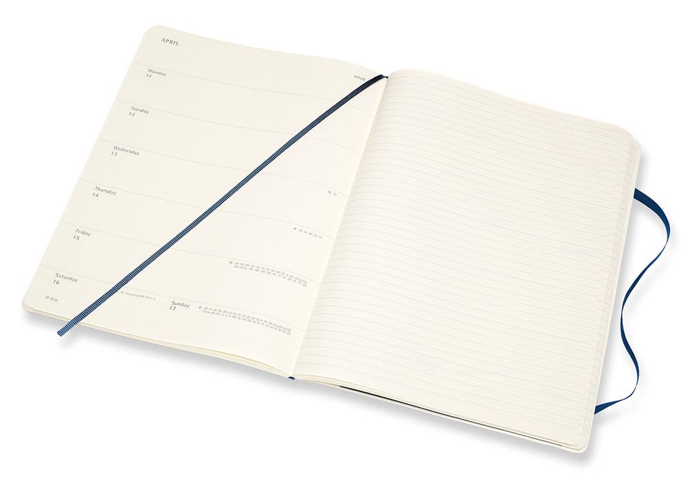 Еженедельник Moleskine Soft WKNT XL 190х250 мм (DSB2012WN4)