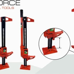 Домкрат реечный 3т 33''(высота подхвата - 155мм, высота подъема - 700мм) RockForce##Rock FORCE RF-TRA8335