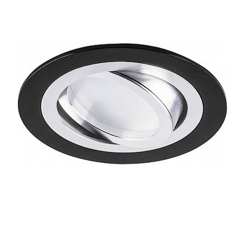 Встраиваемый светильник Feron DL2811 MR16 G5.3 черный-хром