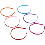 Ободок классический однотонный, цвет в ассортименте 1,2см