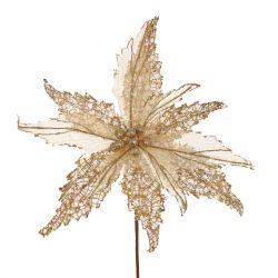 GAEM Цветок искусственный "Пуансеттия", L36 W32 H44 см