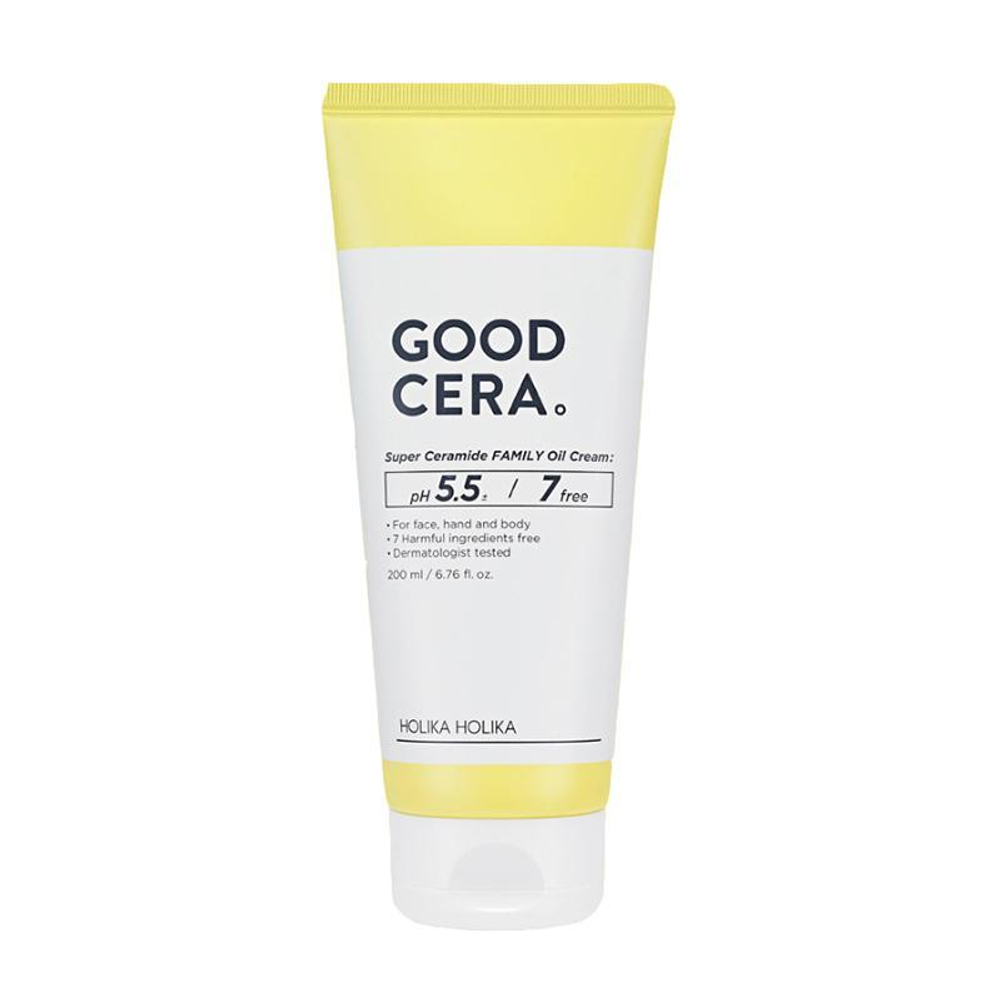 Универсальный крем для лица и тела HOLIKA HOLIKA Good Cera Super Ceramide Family Oil Cream 200 ml