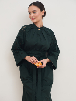 Платье кимоно ажурное