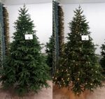 Елка с гирляндой встроенной «Престиж» (Литая хвоя) от 1,2 м до 3 м