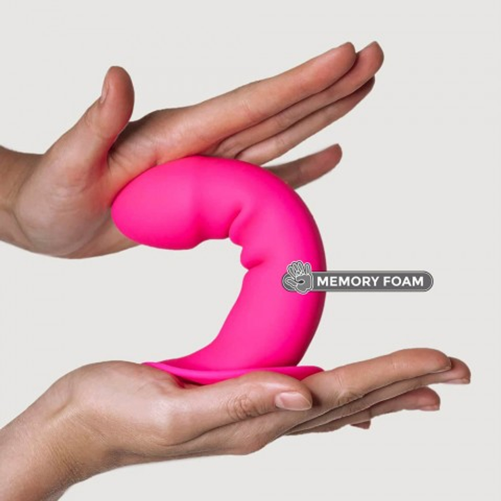 Фаллоимитатор Adrien Lastic Hitsens 2 (16,8×4 см) с двойной плотностью, розовый