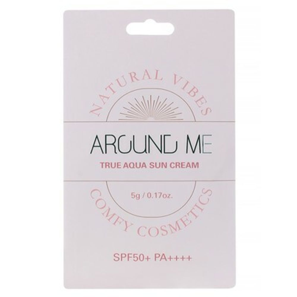 Крем для тела солнцезащитный AROUND ME True Aqua Sun Cream SPF50+ PA++++ 5 мл