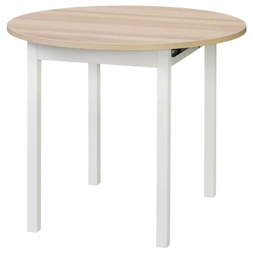Раздвижной стол - IKEA GAPERHULT/ГАПЕРХУЛЬТ ИКЕА, 90/120х75 см, светло-коричневый/белый