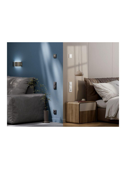 Выключатель 2-кл. AtlasDesign Smart 10А (сх. 5) L+N с подсветкой Zigbee механизм карбон SE ATN001053Z