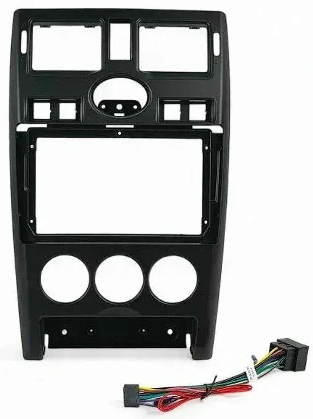 Магнитола для Lada Priora 2007-2013 (рамка черная) - Carmedia OL-9066-1 QLed, Android 13, TS20, CarPlay, SIM-слот