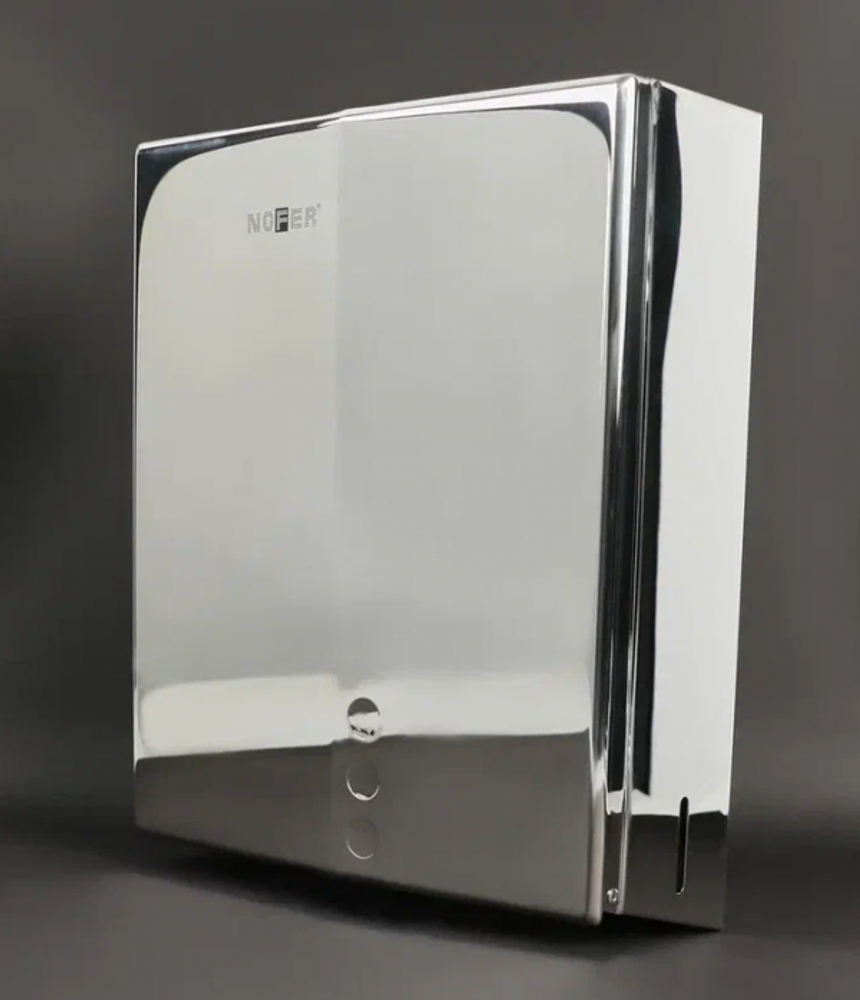 Диспенсер бумажных полотенец нерж. сталь TISSUE EVO 04046.B глянцевый