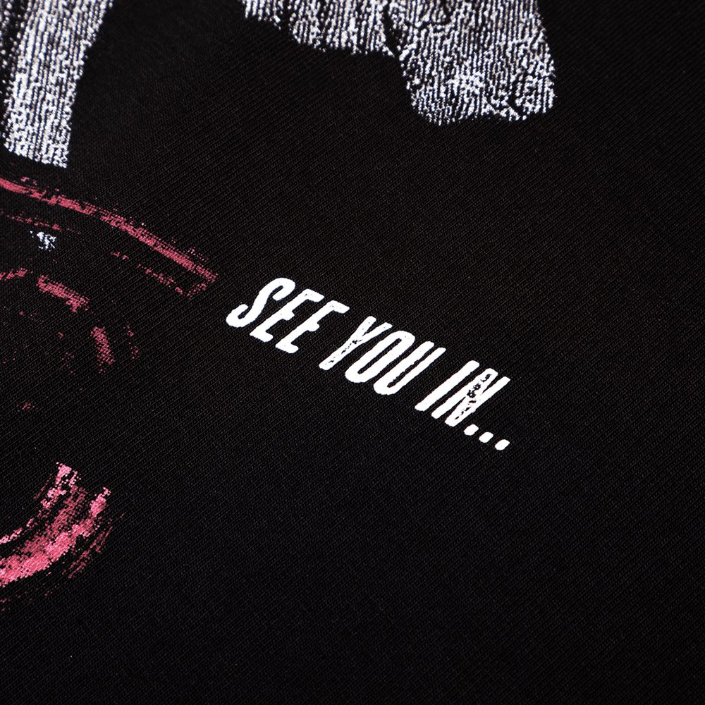 Футболка Heartz Christine Silver-Printed черная