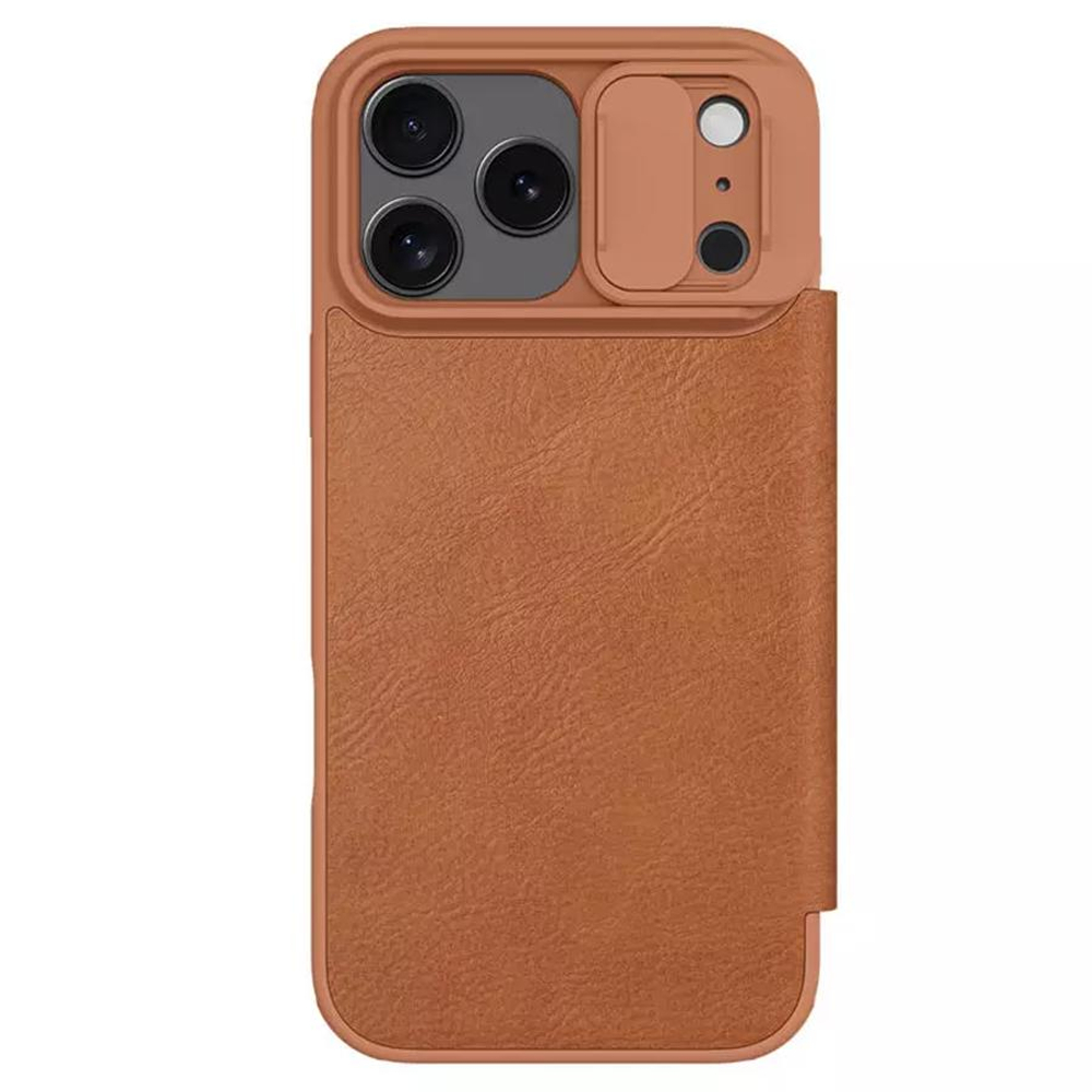 Кожаный чехол-книжка Nillkin Leather Qin Pro для iPhone 17 Pro Max