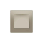 ATLASDESIGN 1-клавишный ВЫКЛЮЧАТЕЛЬ, сх.1, 10АХ, в сборе, быстрозажим. клем., ШАМПАНЬ