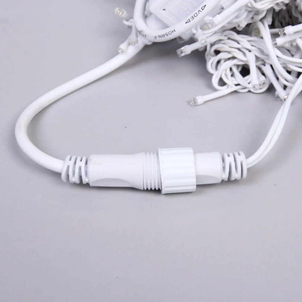 Гирлянда для улицы ЗАНАВЕС «Мерцание» ш3м* в2,5 м 480 ламп LED, белый.пров, 1 реж, IP-65, Белый (возможность соединения)