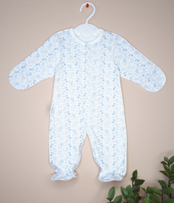 Комбинезон Мини Жирафики (голубой)