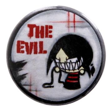 Значок Девочка The Evil (156)