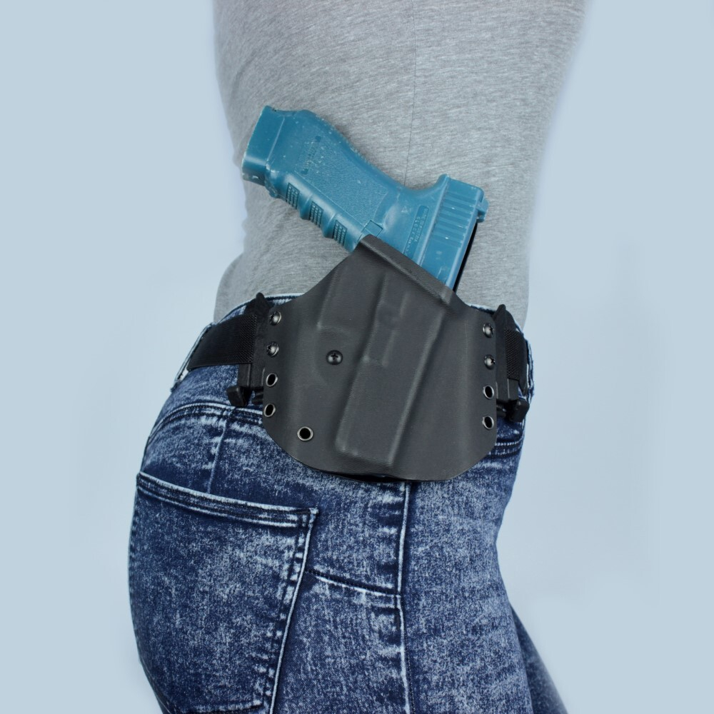 Кобура Глок 17 поясная kydex
