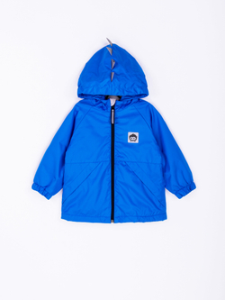 Куртка на флисовой подкладке "Дино" голубой