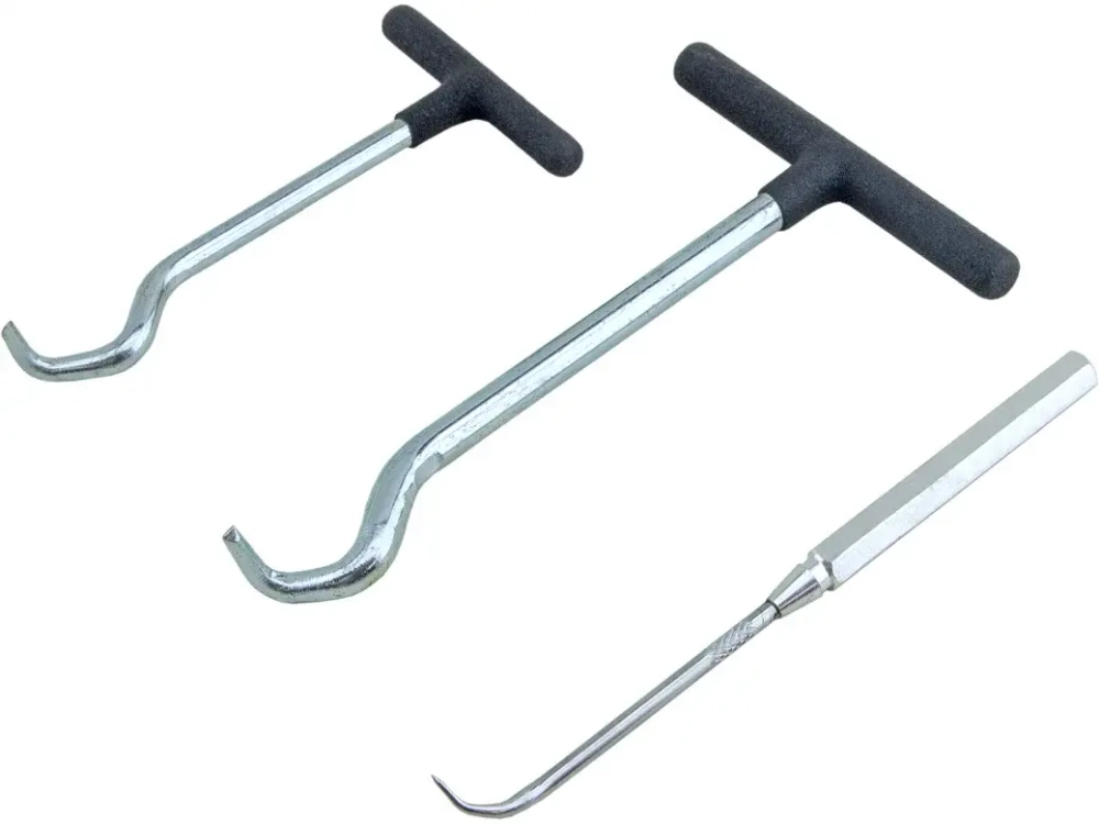 Набор крючков для демонтажа сальников и уплотнительных колец, 3 предмета, ZIPMEND