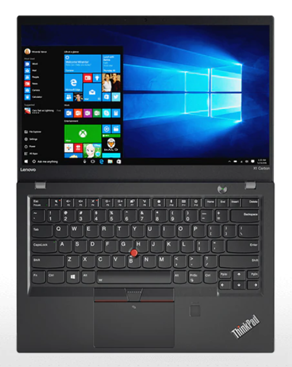 14" Ноутбук Lenovo Thinkpad X1 Carbon G5 (2560x1440, Intel Core i7-7600U, RAM 16ГБ,SSD 512ГБ, Intel HD Graphics 620, Win 10Pro)