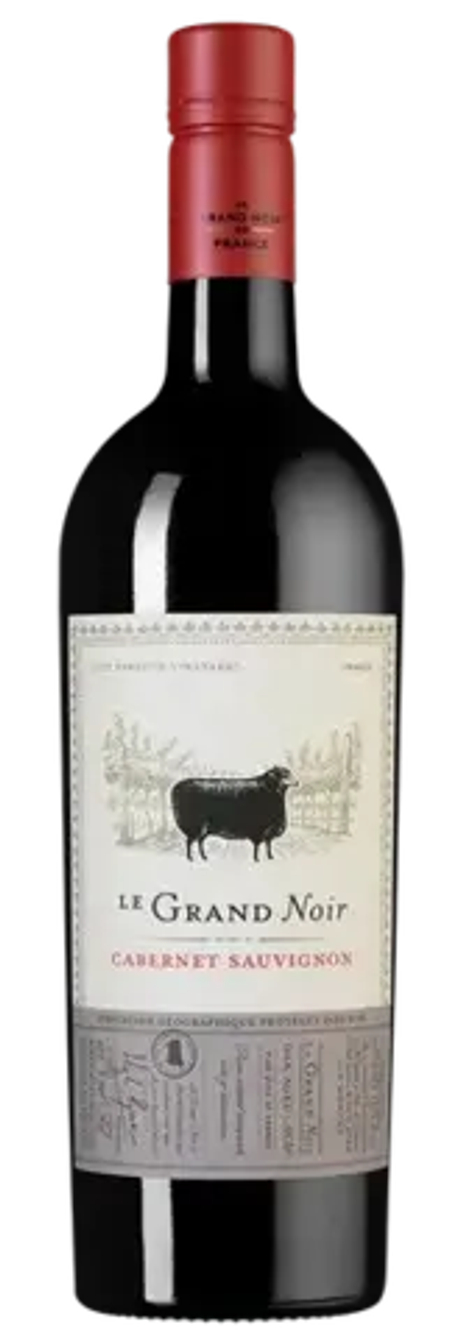 Ле Гран Нуар Каберне Совиньон п/сух крас 0,75 13,5% Ле Селье Жан Д'Алибер Франция