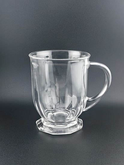 Набор кружек 700 мл. 2 шт. на ножке, стекло