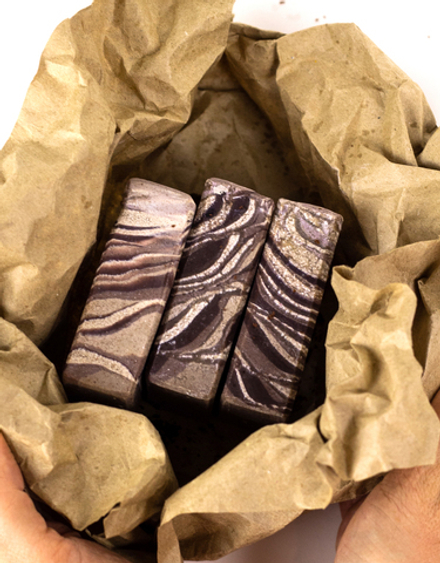 Мыло ручной работы "Черничный кекс"