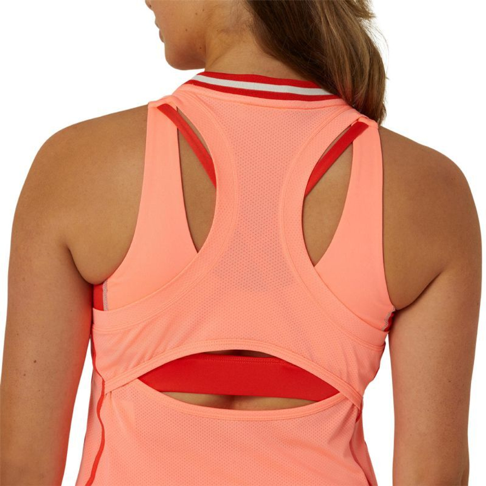 Женский топ теннисный Asics Match Actibreeze Tank - sun coral