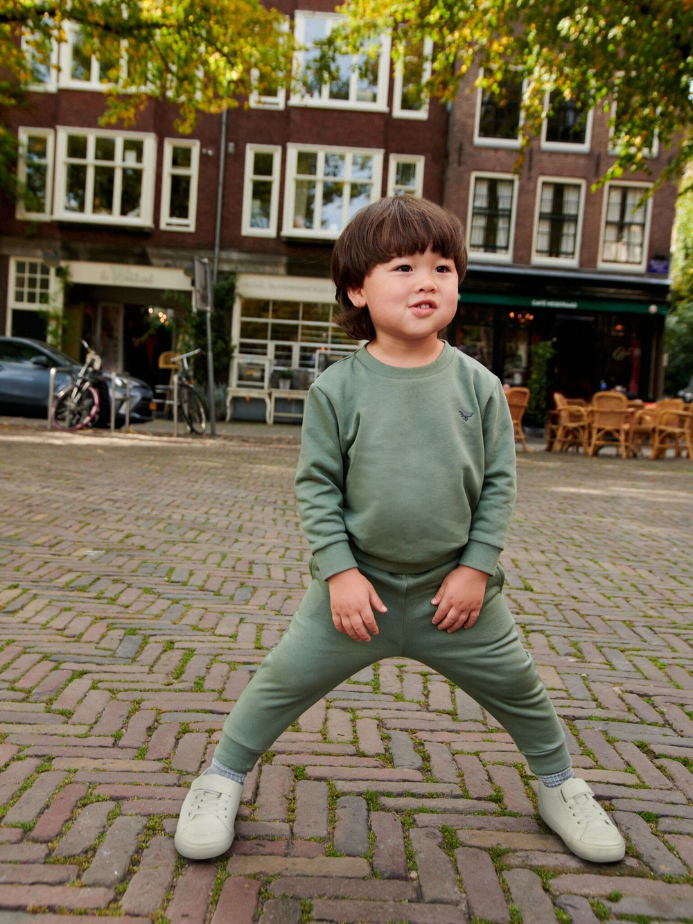 Толстовка и джоггеры в комплекте для мальчика Next 737-709, Хаки