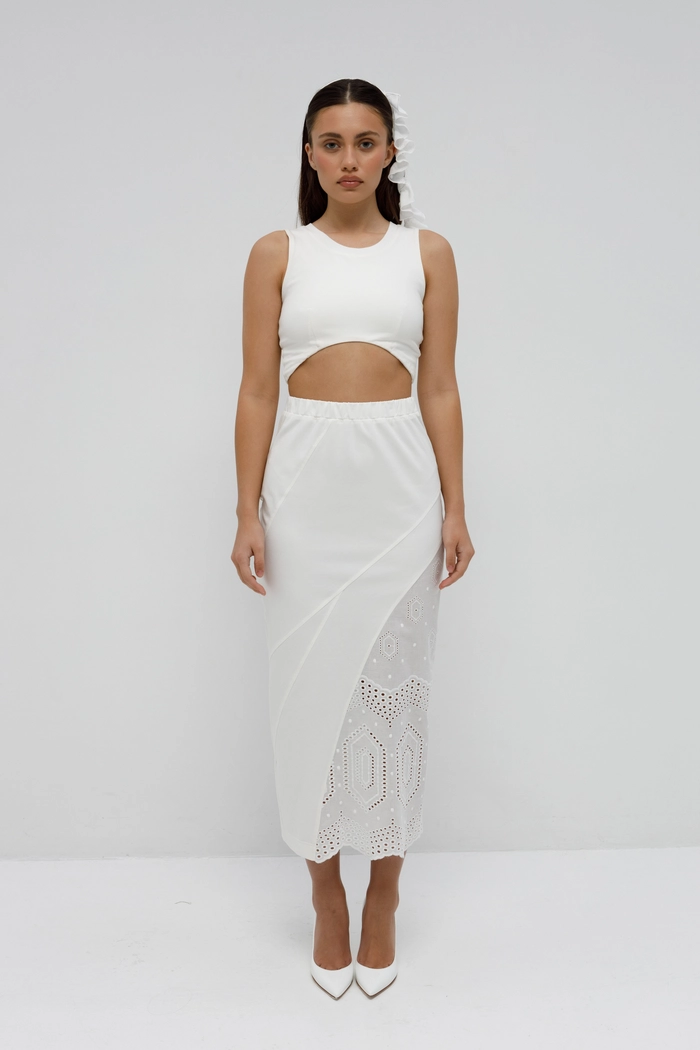 ЮБКА АМОЛИ МОЛОЧНЫЙ