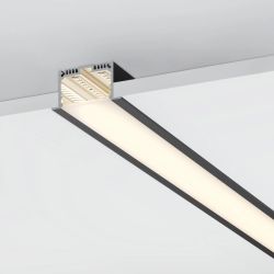 Профиль с экраном SL-LINIA62-F-2500 BLACK+OPAL (Arlight, Алюминий) 036307