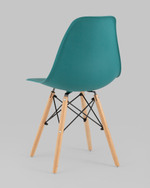 Стул Eames Style DSW темно-бирюзовый x4 (разборный каркас)