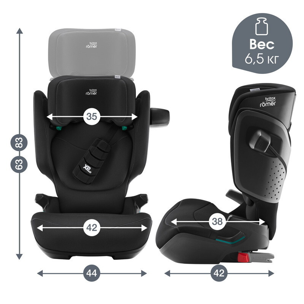 Детское автокресло Britax Roemer Kidfix PRO Classic Space Black