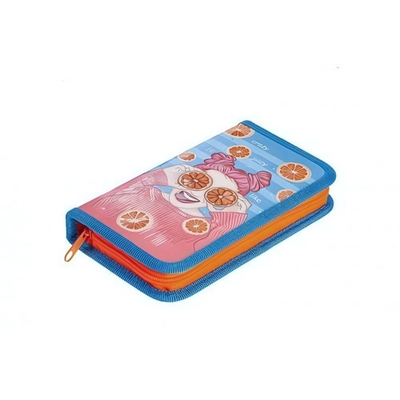 Пенал 1 отд. 190*115мм. на молнии "Очаровательные глазки" (Хатбер)