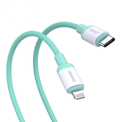 Кабель Jokade JA014 Lightning 5A зеленый 1 м