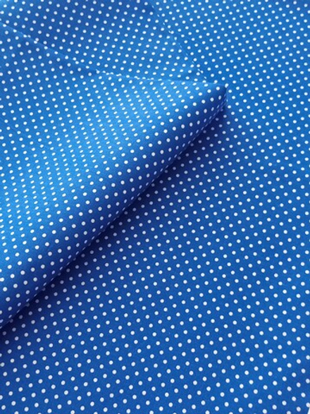 Ткань бязь плательная, рис. "Горох 2 мм", ширина 150 см, арт. 082